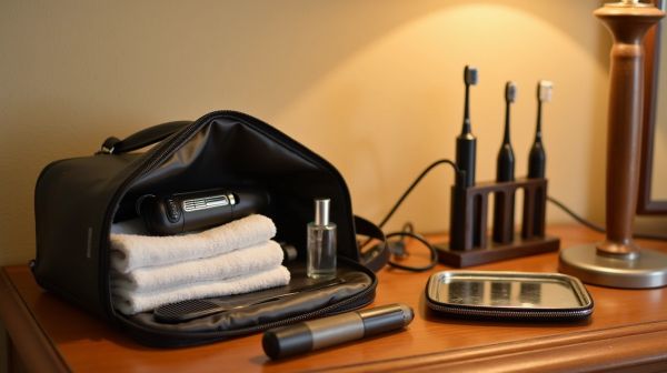 Les indispensables pour une trousse de toilette de voyage homme
