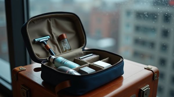 Les indispensables pour une trousse de toilette de voyage homme